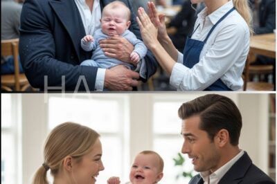 Millionaire CEO’s Baby Cried Restlessly in the Café — Until a Poor Waitress Did the Unthinkable…