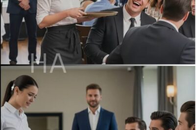 Rich Men Mock the Waitress — Then the Billionaire Owner Appears Behind Them…