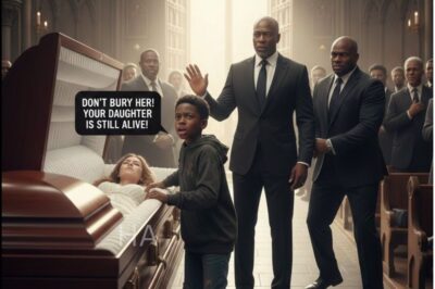 “Don’t bury her! Your daughter is still alive!” — A homeless Black boy ran toward the casket and revealed a terrifying secret that left the millionaire speechless…