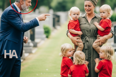 “WHAT ARE YOU DOING AT MY SON’S GRAVE?” — the Millionaire Demanded of the Crying Single Mother