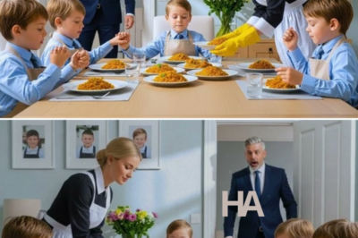 THE BILLIONAIRE CAME HOME UNANNOUNCED AT LUNCH —