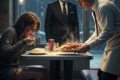 My Stomach Growled Like a Stray Dog—And That’s When the Man in the Suit Stopped Me