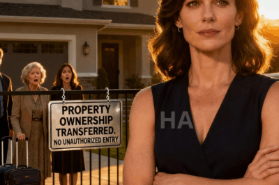 My husband texted me: “You’re not coming to Europe with us. My mom wants this trip to be just for the family.” The message arrived right after I put seven hundred thousand dollars into his business. I didn’t argue. Instead, I quietly sold the company… and leased out the house that’s in my name. When they came back from their “family vacation,” dragging their suitcases up to the gate… they froze at the sign hanging on the front: “Property ownership transferred. No entry.” And that was only the start.