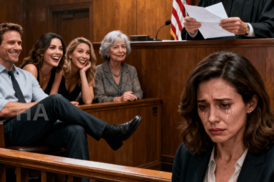 At the divorce trial, my husband lounged back confidently and said, “You’re never getting a cent of my money again.” His mistress added, “Exactly, baby.” His mother sneered, “She’s not worth a dime.” The judge opened the letter I’d submitted before the hearing, skimmed it for a few seconds… and suddenly laughed out loud. He leaned forward and murmured, “Well… this just got interesting.” All three of their faces went pale instantly. They had no clue… that letter had already ended everything for them.