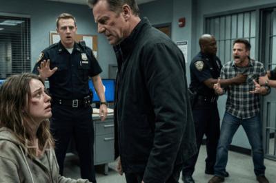 My daughter called me late at night: “Dad, I’m at the police station… my stepdad hit me. But now he’s claiming I attacked him. And they believe him!” When I got to the station, the officer on duty turned pale and stuttered, “I’m sorry… I had no idea.”