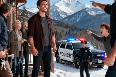 My family forgot to invite me to Christmas, so I bought myself a mountain getaway. The next day, they arrived with a locksmith, planning to take it for my brother because they assumed I was by myself. They had absolutely no clue that I had a lawyer, surveillance cameras, and a deputy sheriff backing me…
