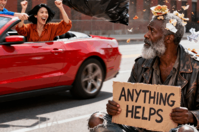 “Rich Couple Mocked a Homeless Man — Then a Pack of Bikers Delivered Instant Karma They’ll Never Forget”…