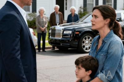 I raised my son alone for ten years while my parents mocked me, until one day several luxury cars stopped in front of my house and the boy’s real father made everyone cry…