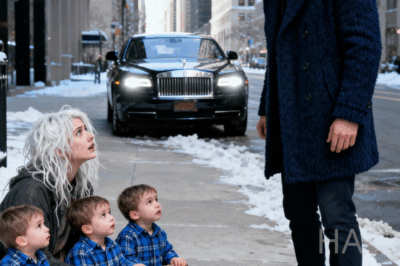 “A millionaire saw his ex-girlfriend begging on the street with three children who looked a lot like him — what happened next will break your heart.”