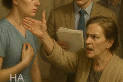 The mother-in-law slapped the wife in front of everyone… but at that very moment, the husband pulled out documents that changed the entire dynamic of the household!