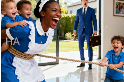 BILLIONAIRE ARRIVED HOME UNANNOUNCED AND SAW THE MAID WITH HIS TRIPLETS — WHAT HE SAW SHOCKED HIM