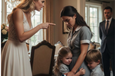 “She’s nobody,” said the CEO’s fiancée, but the children shouted, “She’s our mom!”