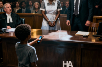 The Black Maid Accused of Stealing a $200K Diamond Walked Into Court Alone—Until Her Son Exposed the Billionaire’s Secret Scheme and Shocked Everyone