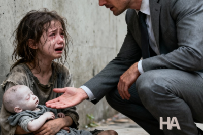 A STREET GIRL begs: “Bury MY SISTER” – The WIDOWER MILLIONAIRE’S RESPONSE will surprise you.