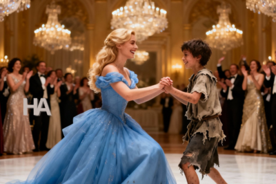 A millionaire woman kneels to dance with a poor boy: what happened next left everyone speechless…