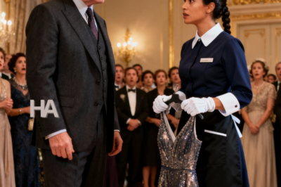 “YOU’LL MARRY ME IF YOU CAN FIT INTO THAT DRESS” – The tycoon m0cked the cleaning lady. Thirty days later, she ruined his life with a simple dress.