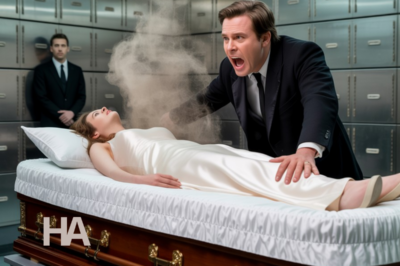 As they prepared to cremate his pregnant wife, a grieving husband opened the coffin for one last goodbye… and saw her belly MOVE.