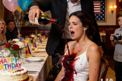 My husband dumped red wine on me in front of his entire family at my mother-in-law’s birthday.