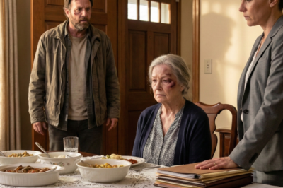 My son hit me, but I stayed silent.