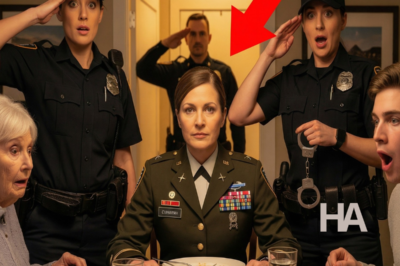 “‘You’re Embarrassing Our Family With That Fake Badge,’ She Laughed… Until the Police Captain Saluted Me in Front of Everyone.”