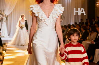 The music stopped without warning.  A spotlight snapped on and locked onto me—and my son.