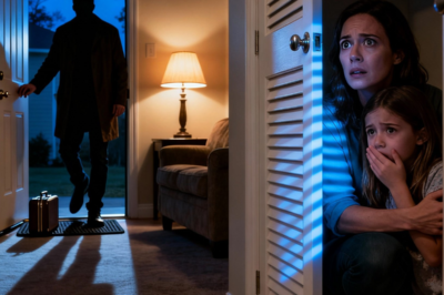“My husband came home early from his business trip. The door knocked, and I heard, ‘I’m home!’ But my 6-year-old daughter suddenly grabbed my shirt and whispered, ‘Mommy… that’s NOT Daddy’s voice. Let’s hide.’