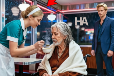 Billionaire Sees a Waitress Feeding His Disabled Father… She Never Expected What Happened Next