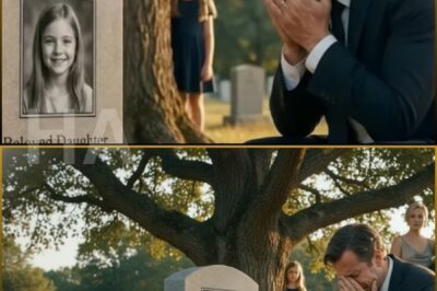 Millionaire Cries at His Daughter’s Grave—Not Knowing She’s Alive and Watching Him