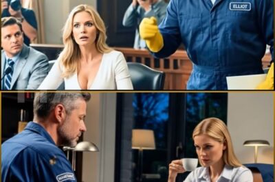 “I WILL DEFEND HER!”—The Janitor Who Saved Billionaire After Her Lawyer Abandoned Her in Court