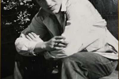 The young man must have been twenty years old — the year was 1947. The Brylcreem was perfectly placed.