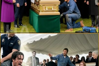 “She’s Not Dead,” The Janitor Stops Billionaire’s Funeral to Save Her — What Happened Next Shocked