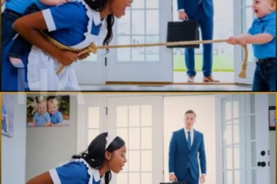 BILLIONAIRE ARRIVED HOME UNANNOUNCED AND SAW THE MAID WITH HIS TRIPLETS — WHAT HE SAW SHOCKED HIM