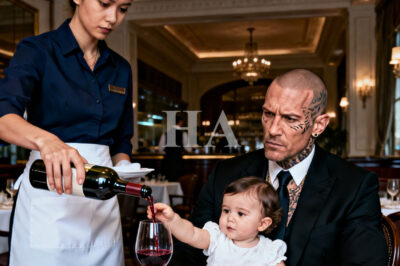 The mob boss’s daughter had never spoken—until she pointed at the waitress and whispered, “Mom.”