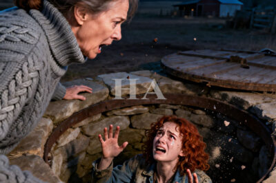 My MIL pushed me into a dry well to eliminate me. At the bottom of the well, I unexpectedly discovered a chest of gold left by my husband’s ancestors, along with a will stating that whoever finds it will become the legal heir…