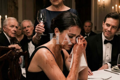 At the very first meeting with my fiancé’s family, his mother threw a glass of wine in my face and laughed cruelly, “Just disinfecting the poor! Want to marry my son? Pay $100,000 — now.” I turned and saw him smiling along with her. I wiped the wine from my face, smiled slowly, and said quietly, “Fine… then I’m terminating every contract with your company.” And instantly, the entire room went ice-cold.