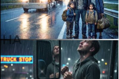 A Truck Driver Saw a Family Walking in the Rain — One Decision Changed Their Lives