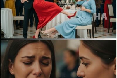 The Mistress Kicks the Pregnant Wife’s Chair — The Millionaire Laughs Until Police Cuff Him