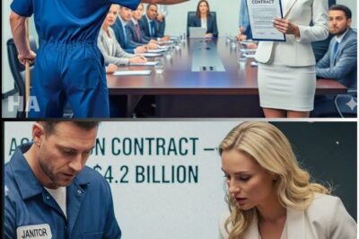 Single Dad Janitor Interrupted: “Don’t Sign the $4.2B Deal” — What the CEO Did Next Made Them Freeze