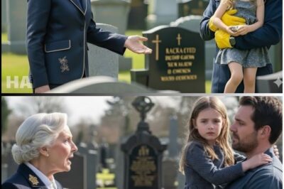 Lonely Billionaire Visits Her Daughter’s Grave… and Finds a Janitor Crying There with a Little Girl