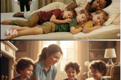 NO MAID SURVIVED A DAY WITH THE BILLIONAIRE’S TRIPLETS.. UNTIL THE BLACK WOMAN ARRIVED AND DID WHAT