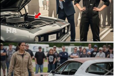 Boss Mocks Her Junkyard Car—She Hits Third Place and Drops a Bombshell That Shocks Racing World