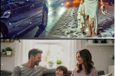 Single Dad Gave a Lift to a Woman with a Torn Dress — She Was the Runaway Bride of a Billionaire…
