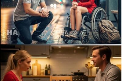 “Come with me”single dad found a paralyzed poor g!rl at the bus stop,Then took her home