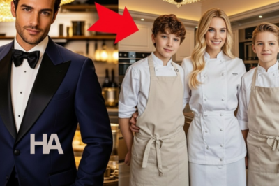 You walk into your own wedding planning gala feeling untouchable—until you step into the kitchen and see the one woman you never truly left behind… standing there with two teenagers who look exactly like you.