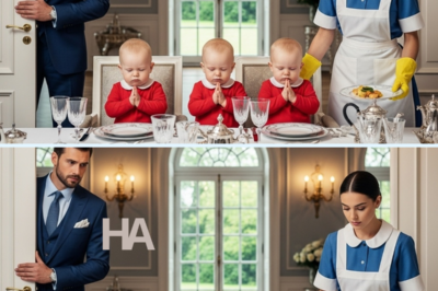 YOU COME HOME EARLY FOR LUNCH—AND CATCH YOUR MAID RAISING YOUR QUADRUPLETS LIKE YOU NEVER DID