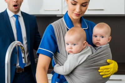 MILLIONAIRE CATCHES HIS HOUSEKEEPER CRADLING HIS TWINS… THEN REALIZES SHE’S PREGNANT WITH HIS OTHER TWINS