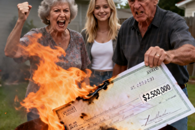 You Won $2.5 Million… Then Your Parents Burned Your “Check” for Refusing to Split It with Their Golden Child—But They Had No Idea You’d Already Done This