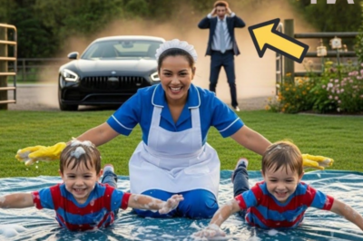 MILLIONAIRE STORMS HOME TO FIRE THE MAID, THEN FREEZES WHEN HE SEES HIS “PARALYZED” TWINS STANDING