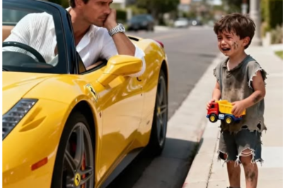 “MY MOM’S DYING, PLEASE HELP!” THE MILLIONAIRE IN THE YELLOW FERRARI STEPPED OUT, AND NOTHING IN HIS PERFECT LIFE SURVIVED THE DAY
