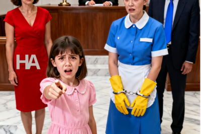“LET GO OF THE MAID, THE REAL MONSTER IS MY STEPMOM!” THE MILLIONAIRE’S DAUGHTER STORMS THE COURTROOM
